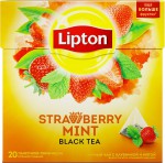 Чай, Lipton (Липтон) ф/пак. 1.7 г №20 клубника мята в пирамидках