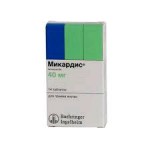Микардис, таблетки 40 мг 14 шт