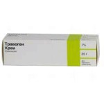 Травоген, крем для наружного применения 1% 20 г 1 шт
