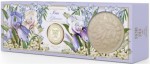 Мыло, Fiori Dea (Фьери Дея) 125 г 3 шт кусковое ирис и глициния картон. коробка