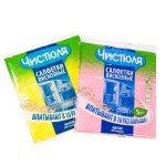 Салфетки вискозные, Чистюля р. 34смх38см 5 шт